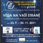 Výstava Věda na Vaší straně, CVTI SR, 23.9. - 30.11.2011